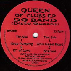 Dq Band - Dq Band - Queen Of Clubs EP - Hot Wax