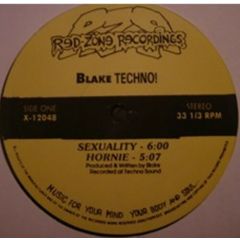 Blake Baxter - Blake Baxter - Blake Techno! - Red-Zone Recordings
