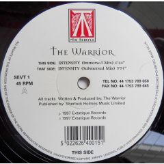 The Warrior - The Warrior - Intensity - 7th Temple Records