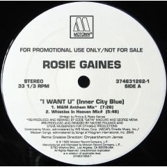 Rosie Gaines - Rosie Gaines - I Want You - Motown