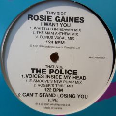 Rosie Gaines / The Police - Rosie Gaines / The Police - I Want U / Voices Inside My Head - A&M Records