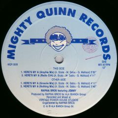 Rapina Bros Ft Jemmy - Rapina Bros Ft Jemmy - Here's My A - Mighty Quinn