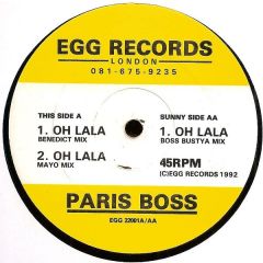 Paris Boss - Paris Boss - Oh Lala - Egg Records
