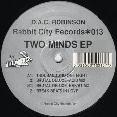 Dac Robinson - Dac Robinson - Two Minds EP - Rabbit City