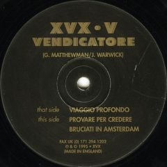 Vendicatore - Vendicatore - Viaggio Profondo - XVX