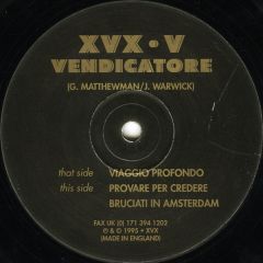 Vendicatore - Vendicatore - Viaggio Profondo - XVX