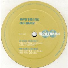 Brothers On Wax - Brothers On Wax - You Can't Do This To Me - Montreux 
