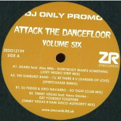 Various Artists - Various Artists - Attack The Dancefloor Volume Six - Z Records