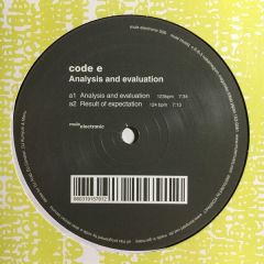 Code E - Code E - Analysis & Evaluation - Mule Electronic