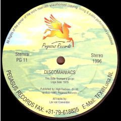 Discomaniacs - Discomaniacs - 1979 - Pegasus