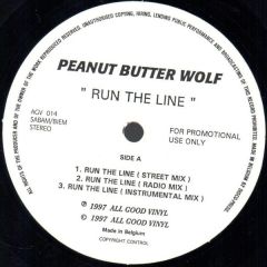 Peanut Butter Wolf - Peanut Butter Wolf - Run The Line - All Good Vinyl