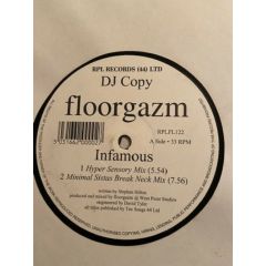 Floorgazm - Floorgazm - Infamous - Rpl Records
