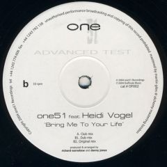 One51 - One51 - Bring Me To Your Life - One51 Recordings