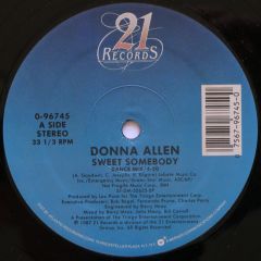 Donna Allen - Donna Allen - Sweet Somebody - 21 Records