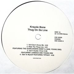 Krayzie Bone - Krayzie Bone - Thug On Da Line (Clean Version) - Loud Records