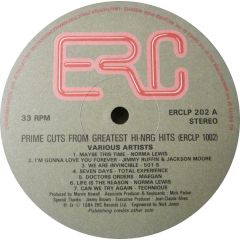 Various Artists - Various Artists - Prime Cuts From Greatest Hi-Nrg Hits - ERC