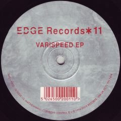 DJ Edge - DJ Edge - Varispeed EP - Edge Records