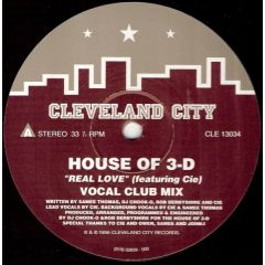 House of 3-D - House of 3-D - Real Love - Cleveland City Records