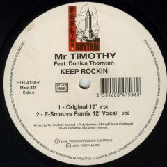 Mr Timothy Feat Donica Thornton - Mr Timothy Feat Donica Thornton - Keep Rockin - Feel The Rhythm