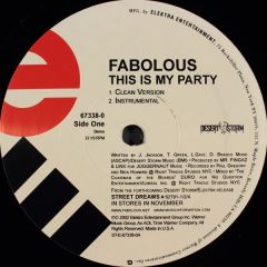 Fabolous - Fabolous - This Is My Party - Elektra