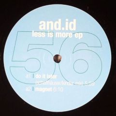 And.Id - And.Id - Less Is More EP - Ware