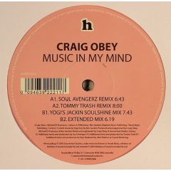Craig Obey - Craig Obey - Music In My Mind - Hussle & Bussle