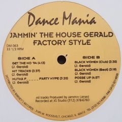 Jammin Gerald - Jammin Gerald - Factory Style - Dance Mania