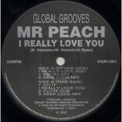 Mr Peach - Mr Peach - I Really Love You - Global Grooves