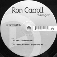 Ron Carroll - Ron Carroll - Stronger - Afterhours