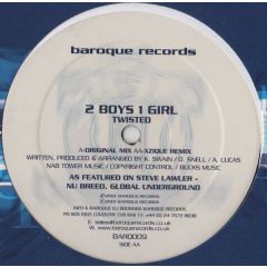 2 Boys 1 Girl - 2 Boys 1 Girl - Twisted - Baroque