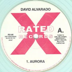 David Alvarado - David Alvarado - Aurora - Rated X Records