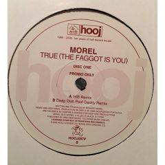 Morel - Morel - True (The Faggot Is You) - Hooj Choons