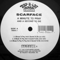 Scarface - Scarface - A Minute To Pray And A Second To Die - Rap A Lot