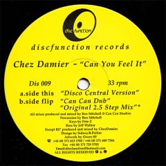 Chez Damier - Chez Damier - Can You Feel It (1999 Remixes) - Discfunction