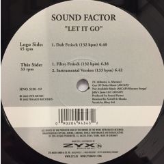 Sound Factor - Sound Factor - Let It Go - House No.