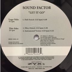 Sound Factor - Sound Factor - Let It Go - House No.