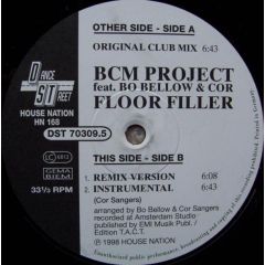 Bcm Project Feat. Bo Bellow & Cor - Bcm Project Feat. Bo Bellow & Cor - Floorfiller - House Nation
