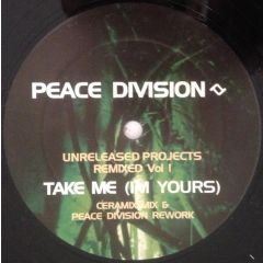 Peace Division - Peace Division - Unreleased Projects Remixed Vol 1 - Low Pressing