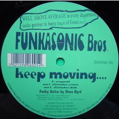 Funkasonic Bros - Funkasonic Bros - Keep Moving - Swank