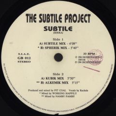 The Subtile Project - The Subtile Project - Subtile - Groovy Beat