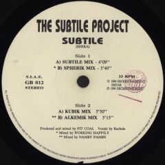The Subtile Project - The Subtile Project - Subtile - Groovy Beat