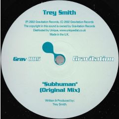 Trey Smith - Trey Smith - Subhuman - Gravitation