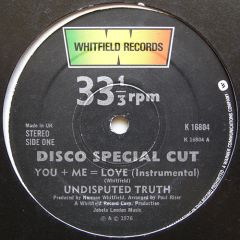 Undisputed Truth - Undisputed Truth - You + Me = Love - Whitfield