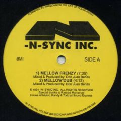 N Sync Inc - N Sync Inc - Mellow Frenzy - -N- Sync Inc