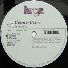 Mateo & Matos - Mateo & Matos - Frontiers EP - Large