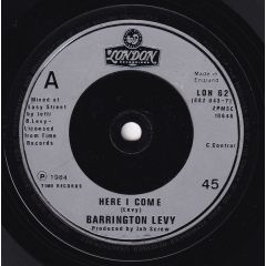 Barrington Levy - Barrington Levy - Here I Come - London Records