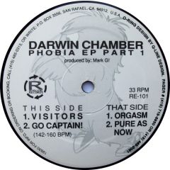 Darwin Chamber - Darwin Chamber - Phobia EP Part 1 - Revolving Records