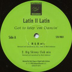 Latin Ii Latin - Latin Ii Latin - Fot To Keep 'Em Dancin' - Starbound