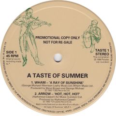 Various Artists - Various Artists - A Taste Of Summer - Afro Euro
