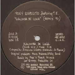Tony Esposito - Tony Esposito - Kalimba De Luna (Remix '91) - X-Energy Records